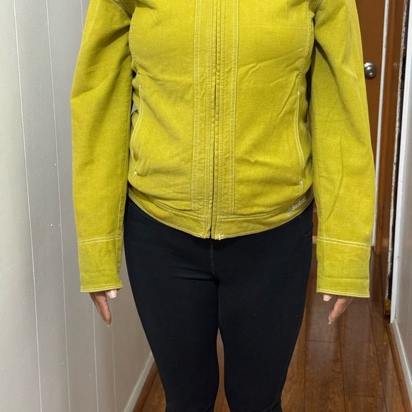 Mcloudveil Olive Green Suede Jacket - Picture 7 of 9